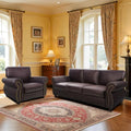 3-Seater Sofa with Removable Cover and Solid Wood Frame J494204