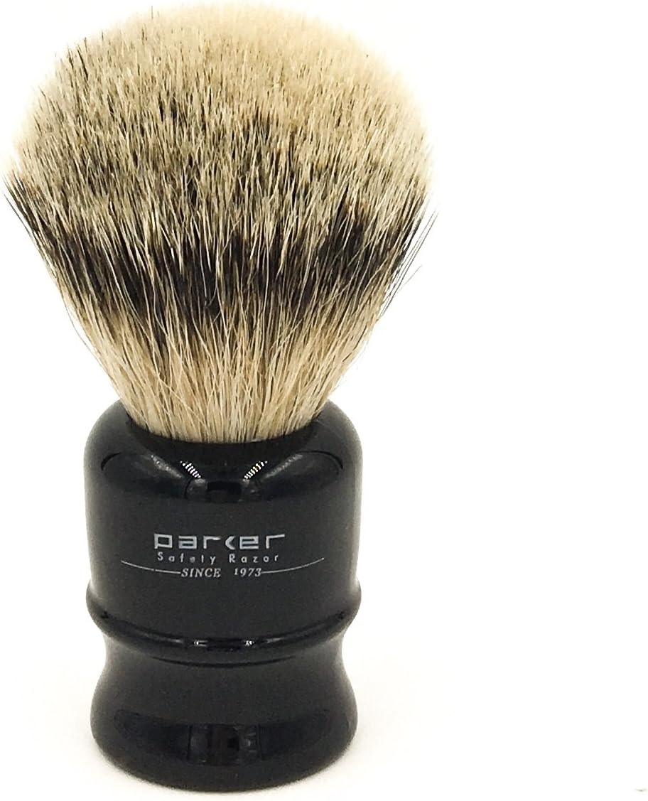 100% Silvertip Travel Shave Brush with Case, Black S914153