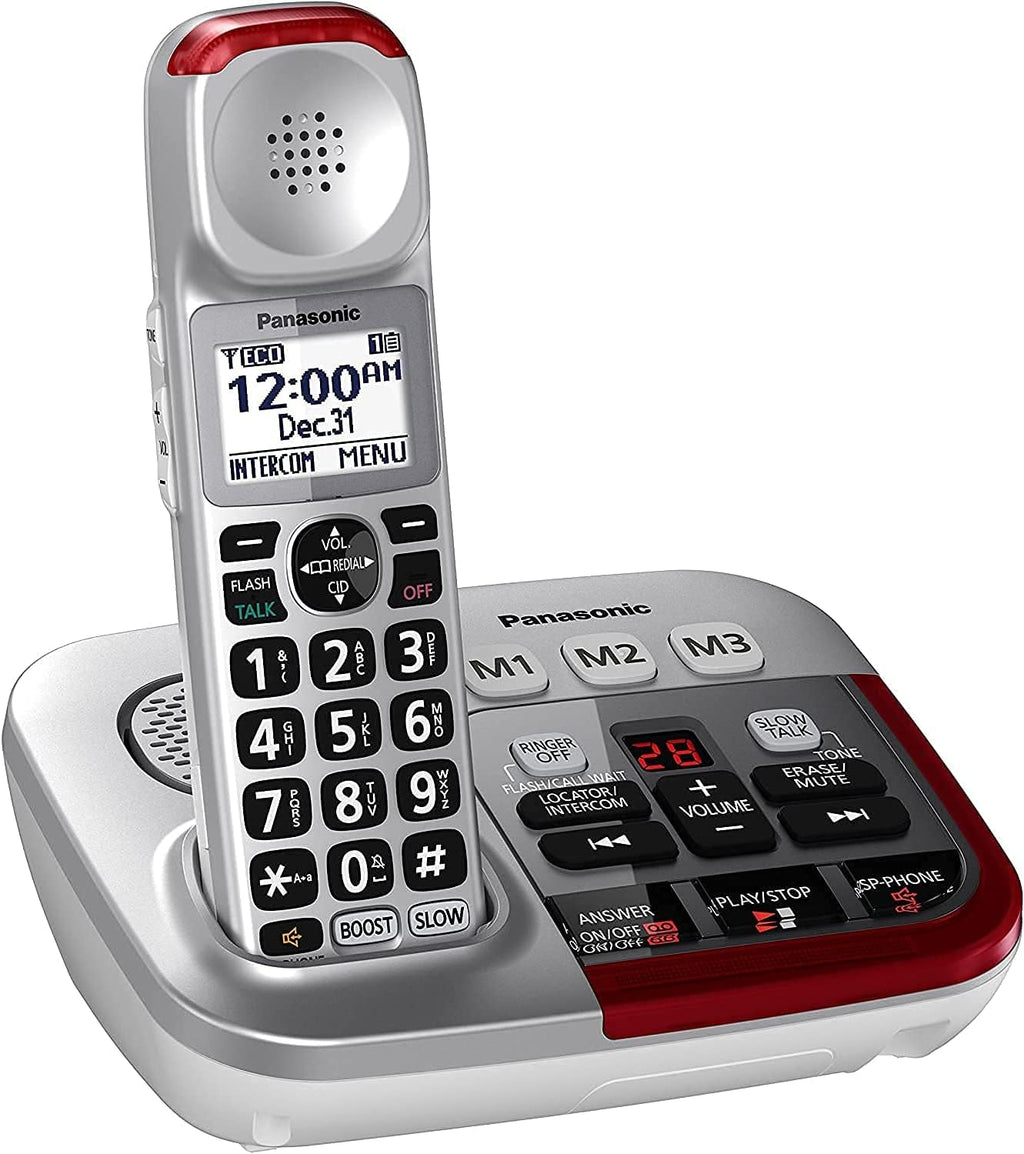Amplified Cordless Phone-2 Handset with Slow Talk Control O504203
