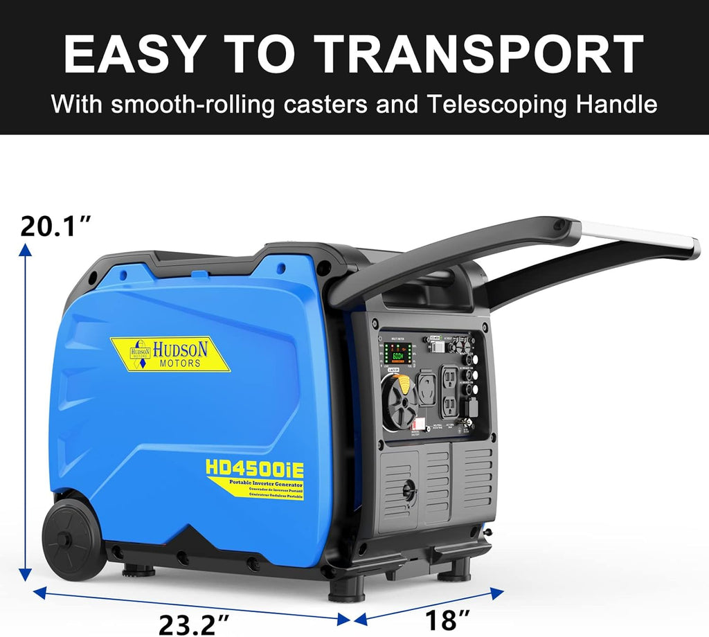 4500-Watt Portable Inverter Generator with Electric Start E4651