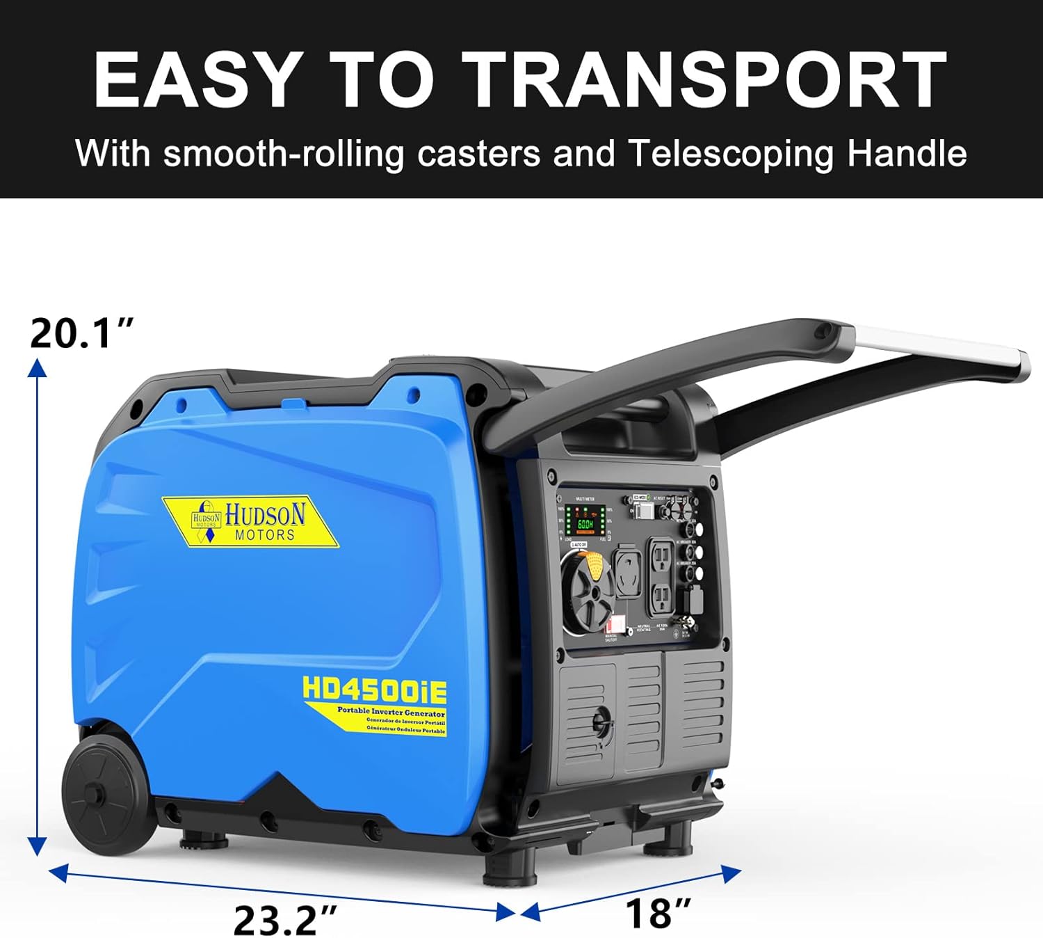 4500-Watt Portable Inverter Generator with Electric Start E4651
