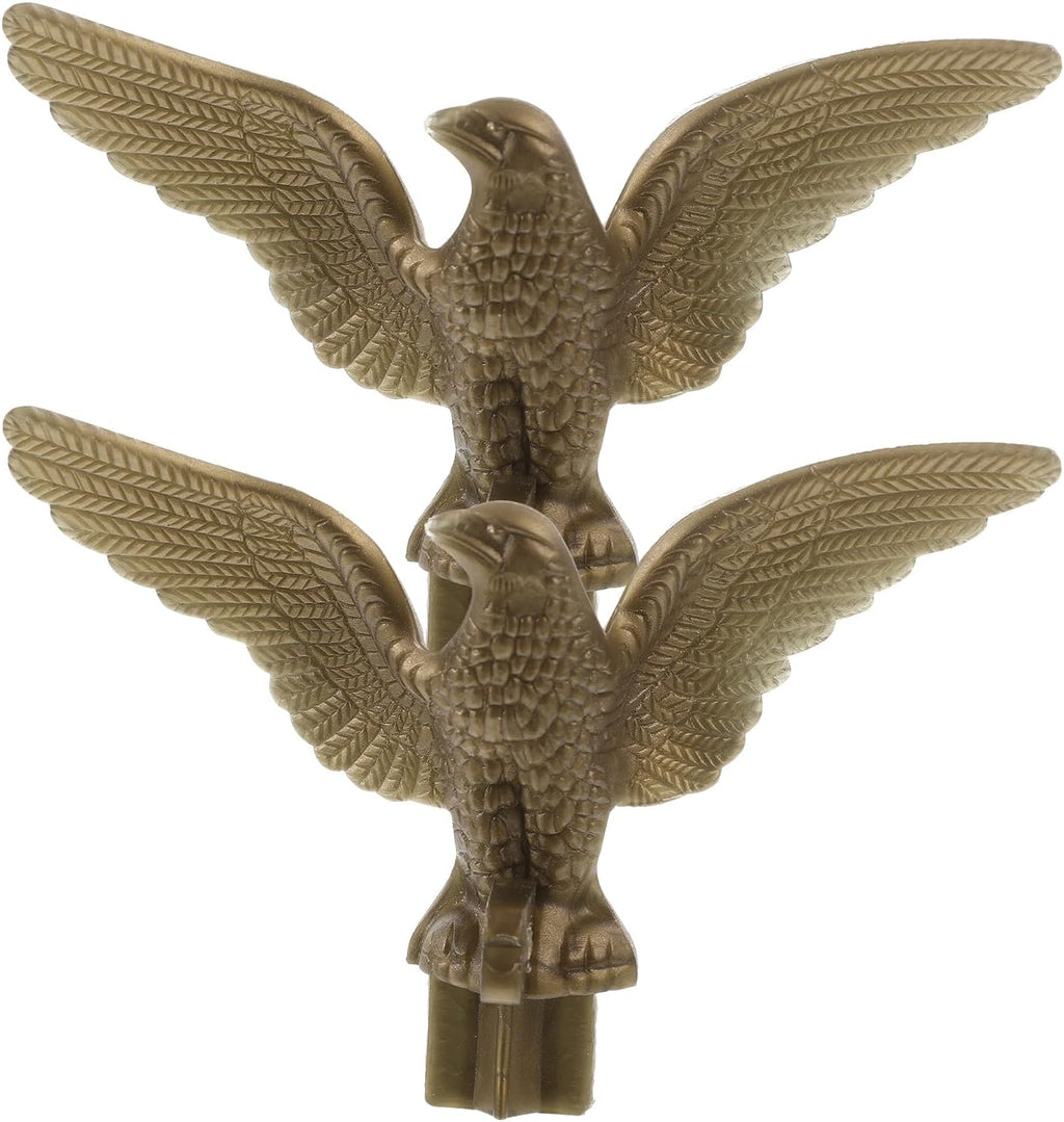 Golden Plastic Eagle Flag Pole Finial Ornament R60845