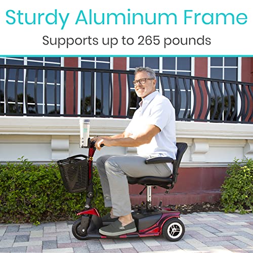 3 Wheel Mobility Scooter Electric Powered Folding Compact U7284