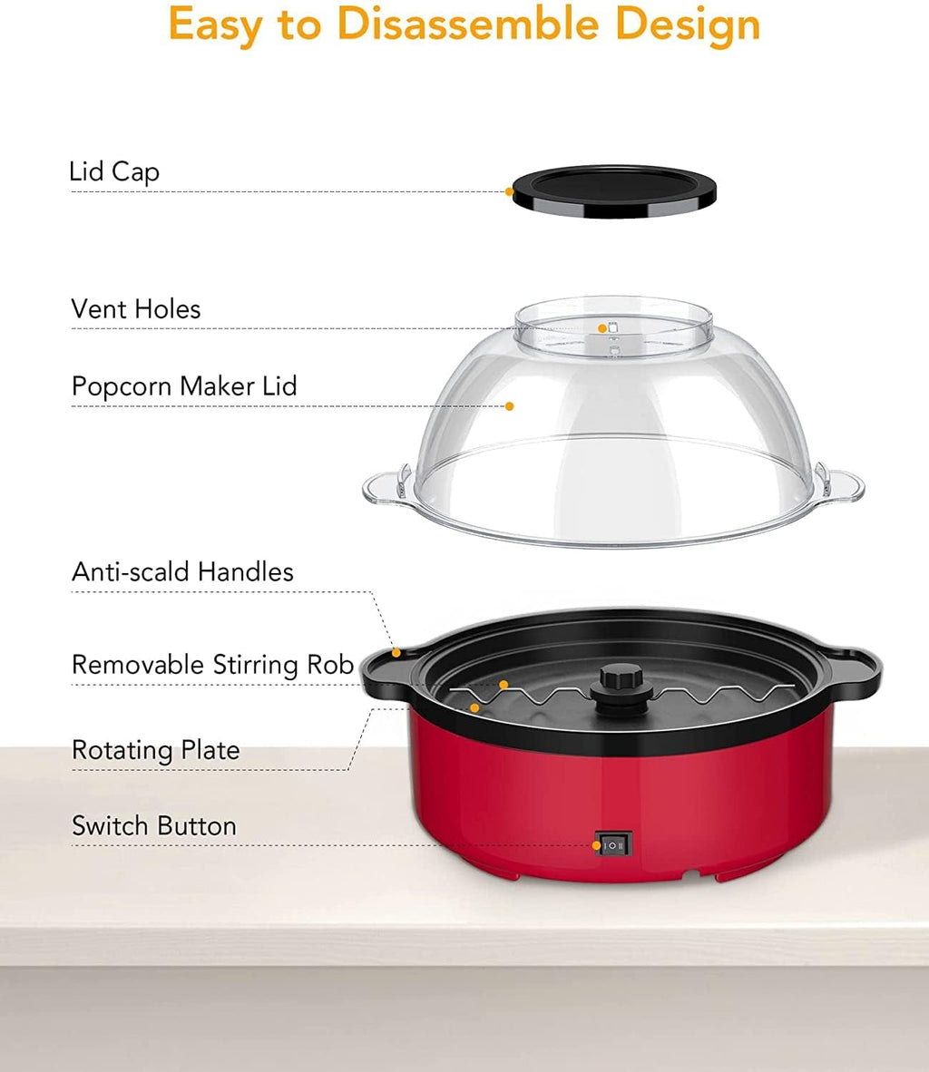 16-Cup Electric Hot Oil Popcorn Popper F473