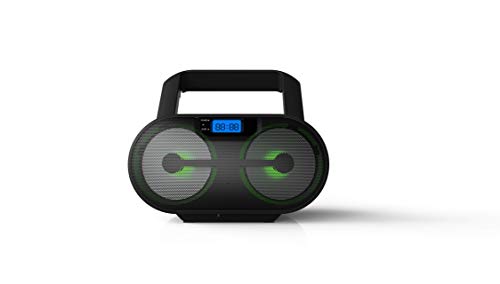 Pink Portable CD Player Boombox with Bluetooth K47328