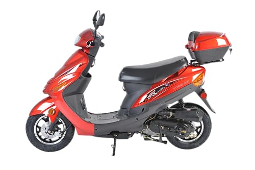 49cc/50cc Gas Street Legal Scooter Moped Sporty Black B452074