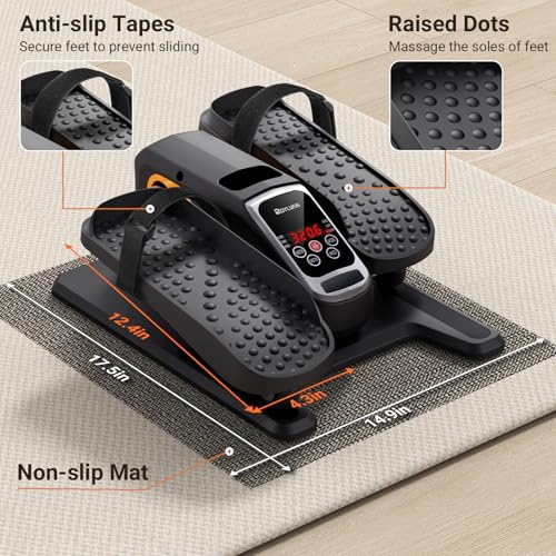Under Desk Electric Elliptical with 12 Adjustable Speeds K597