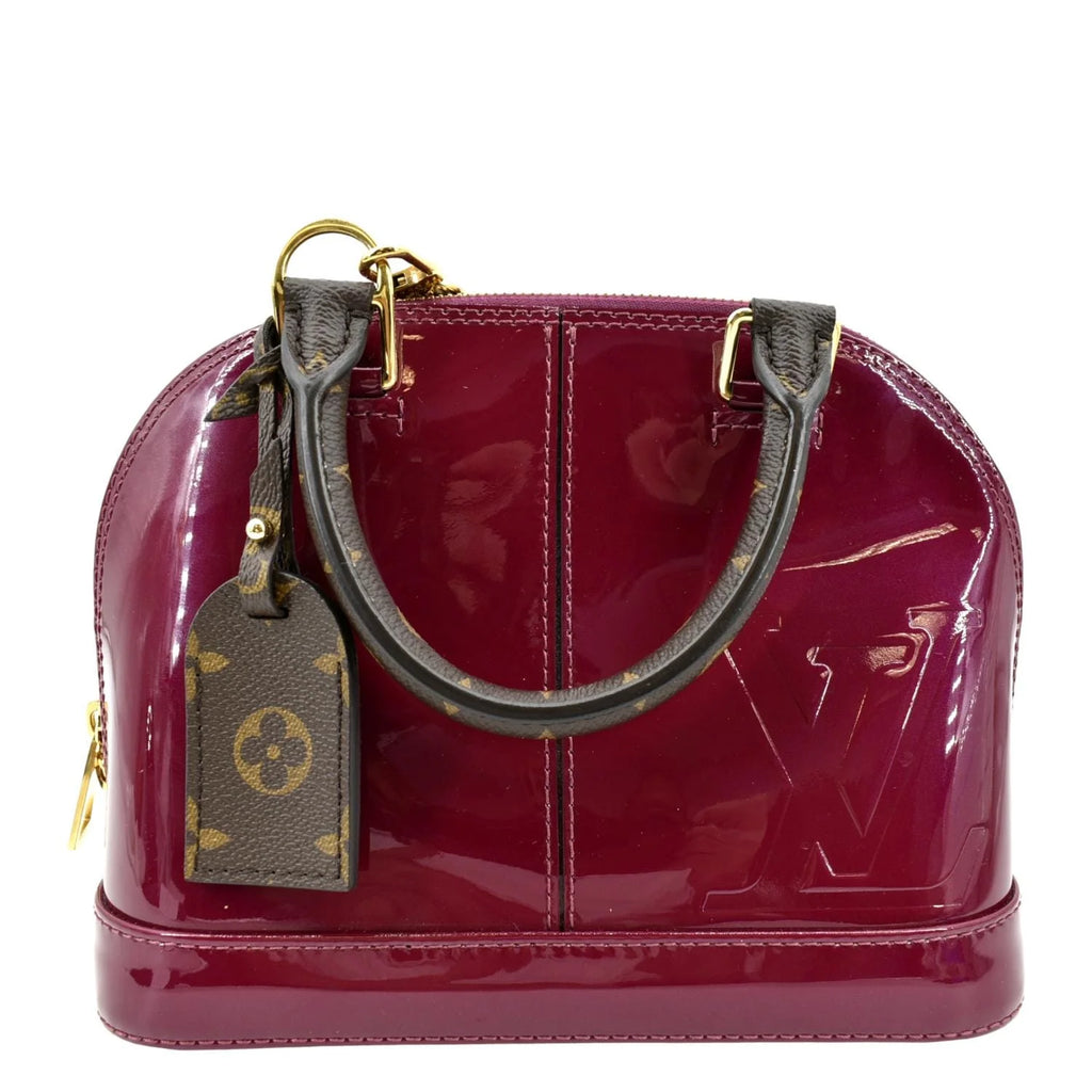 Red Leather Satchel Crossbody Bag B68106