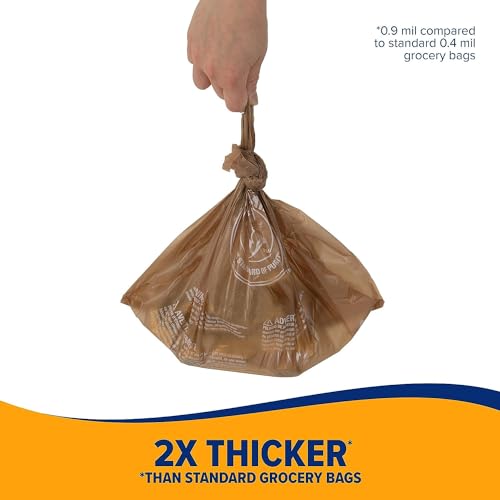 Swivel Bin & Rake Dog Poop Scooper with 20 Count Poop Bags X8676