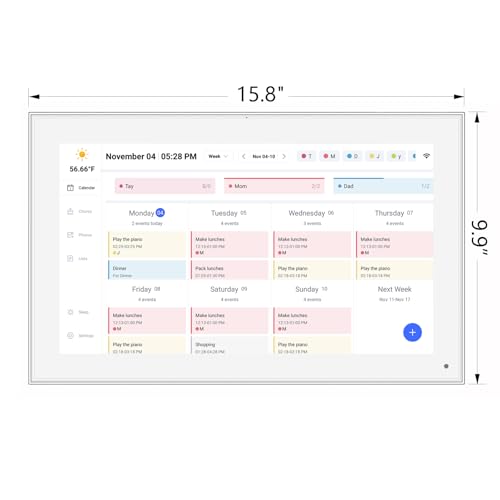 10.1 Inch Smart Digital Calendar Planner & Chore Chart, IPS HD Touchscreen Interactive Display Q64383
