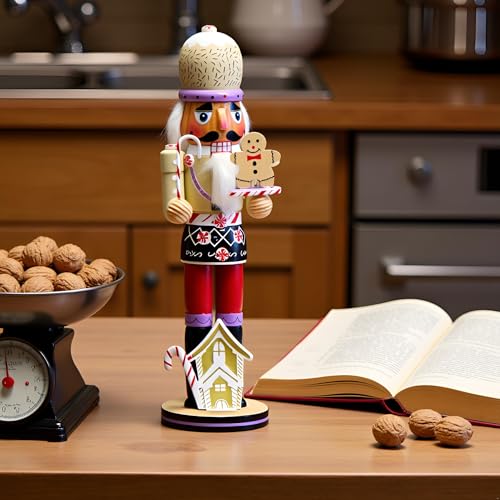14 Inch Wooden Nutcracker Christmas Decor M9306