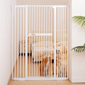 Black Metal Auto Close Pet Gate C941065
