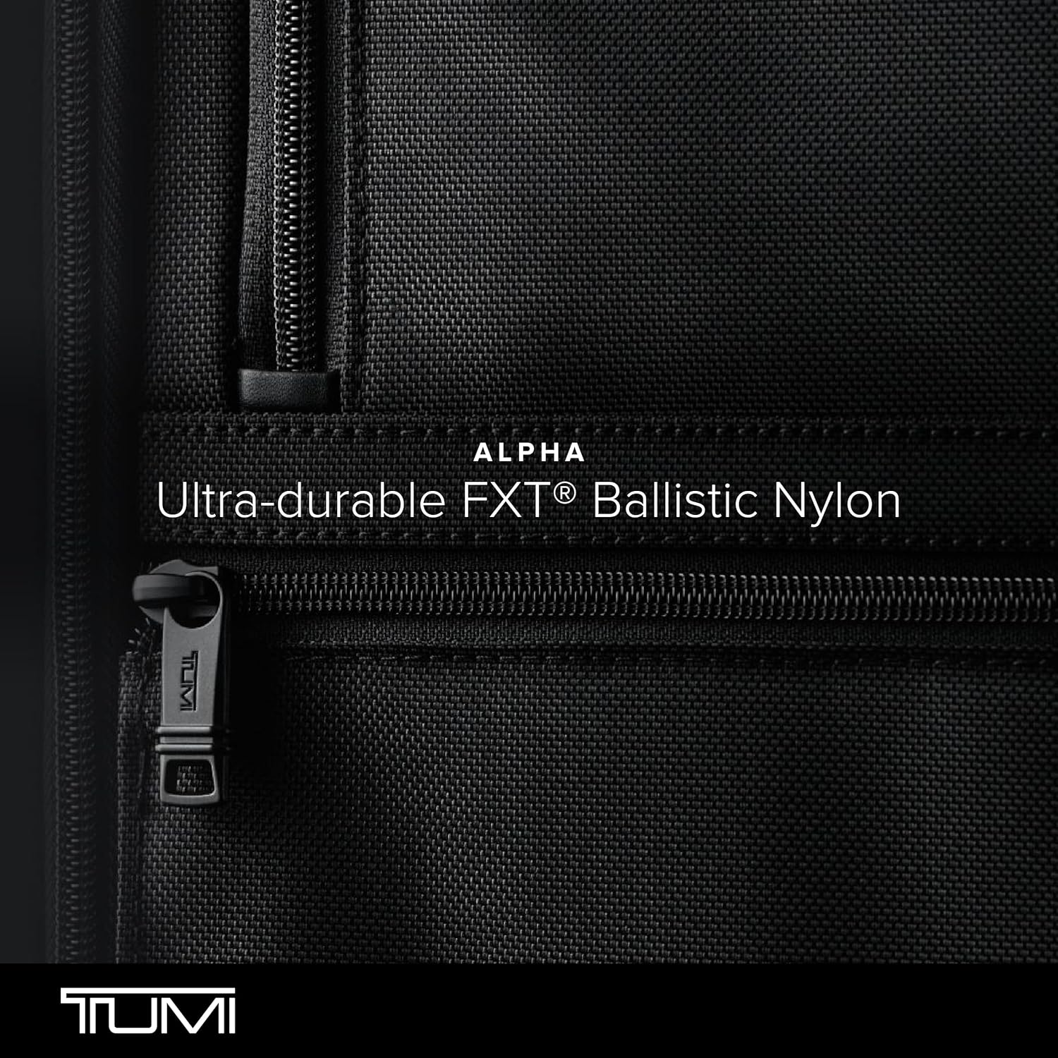 Black Ballistic Nylon Laptop Backpack P340