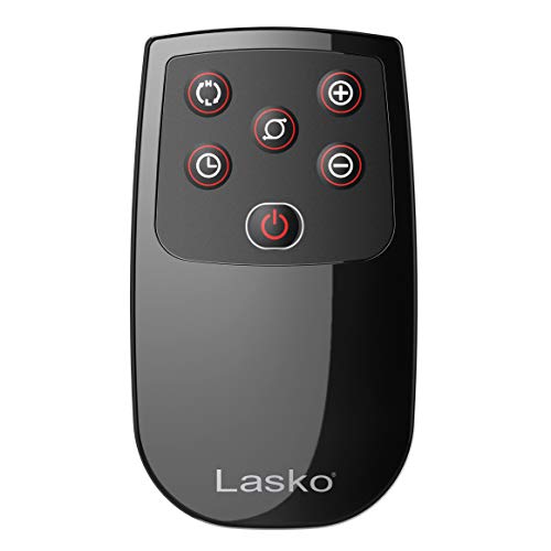 Ceramic Tower Heater with Remote Control, Black T65489