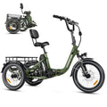 750W Folding Electric Tricycle with 960Wh Battery U793