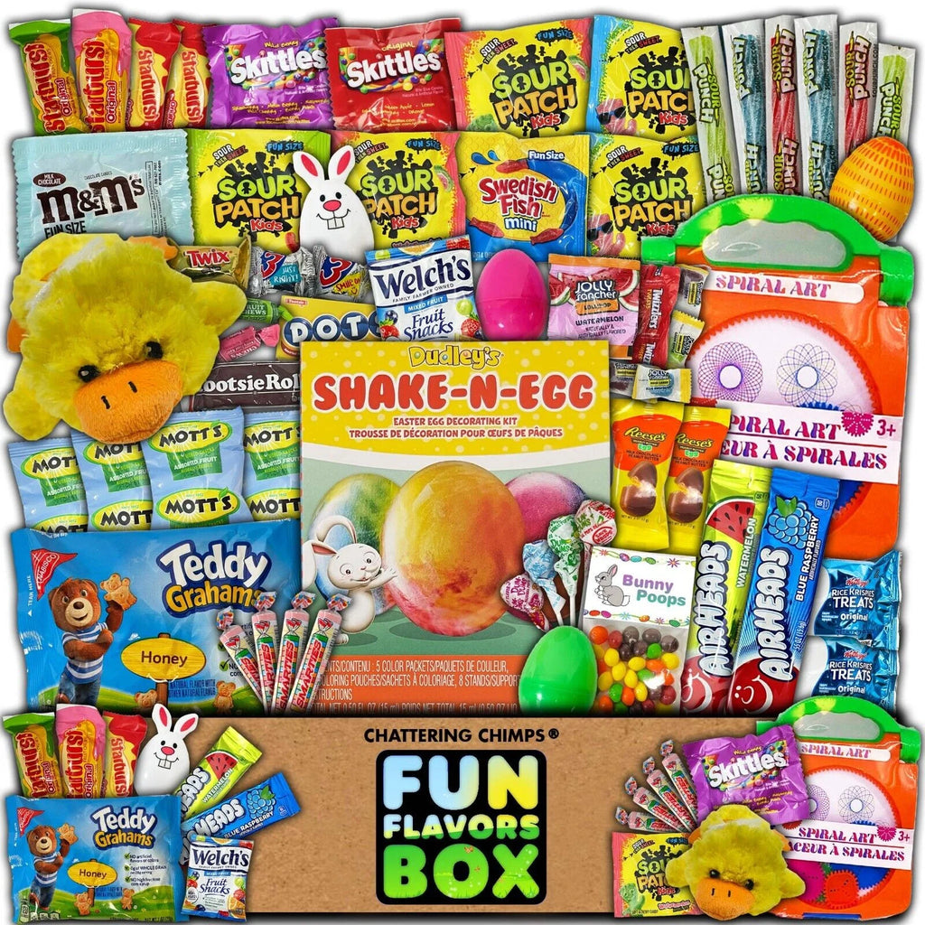 Easter Candy Basket Fillers Candy Chocolate Gummies Snacks Gift Box P906
