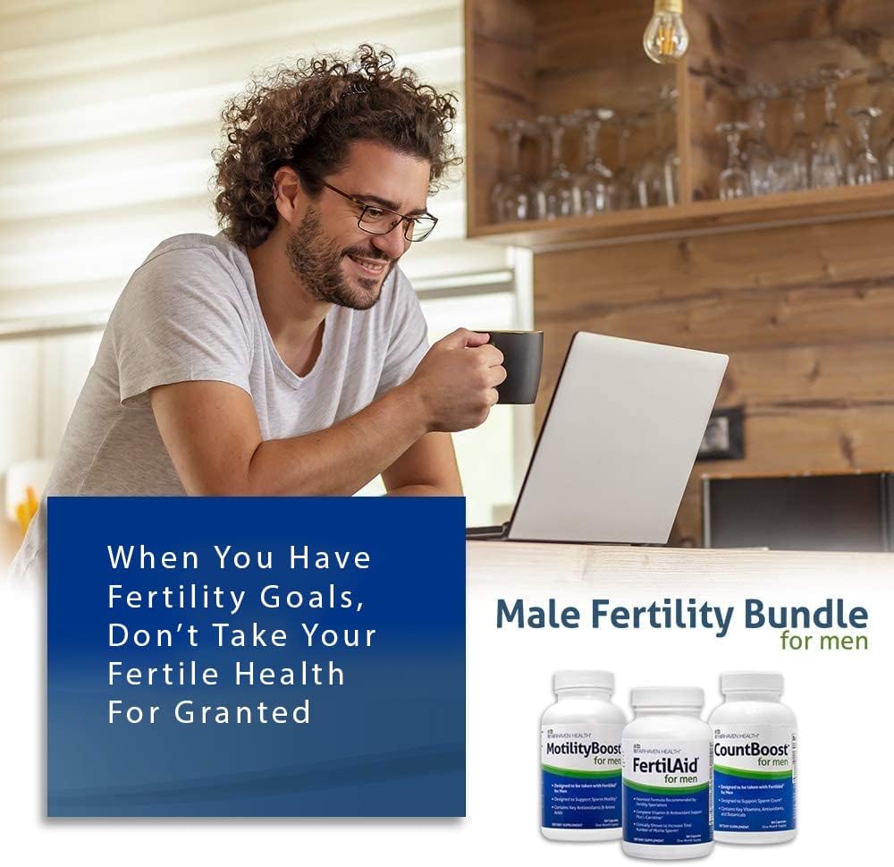 Male Fertility Stack with Maca, Ashwagandha, CoQ10, Zinc K51892