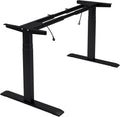 Dual Motor Electric Adjustable Standing Desk Frame White Frame N26232