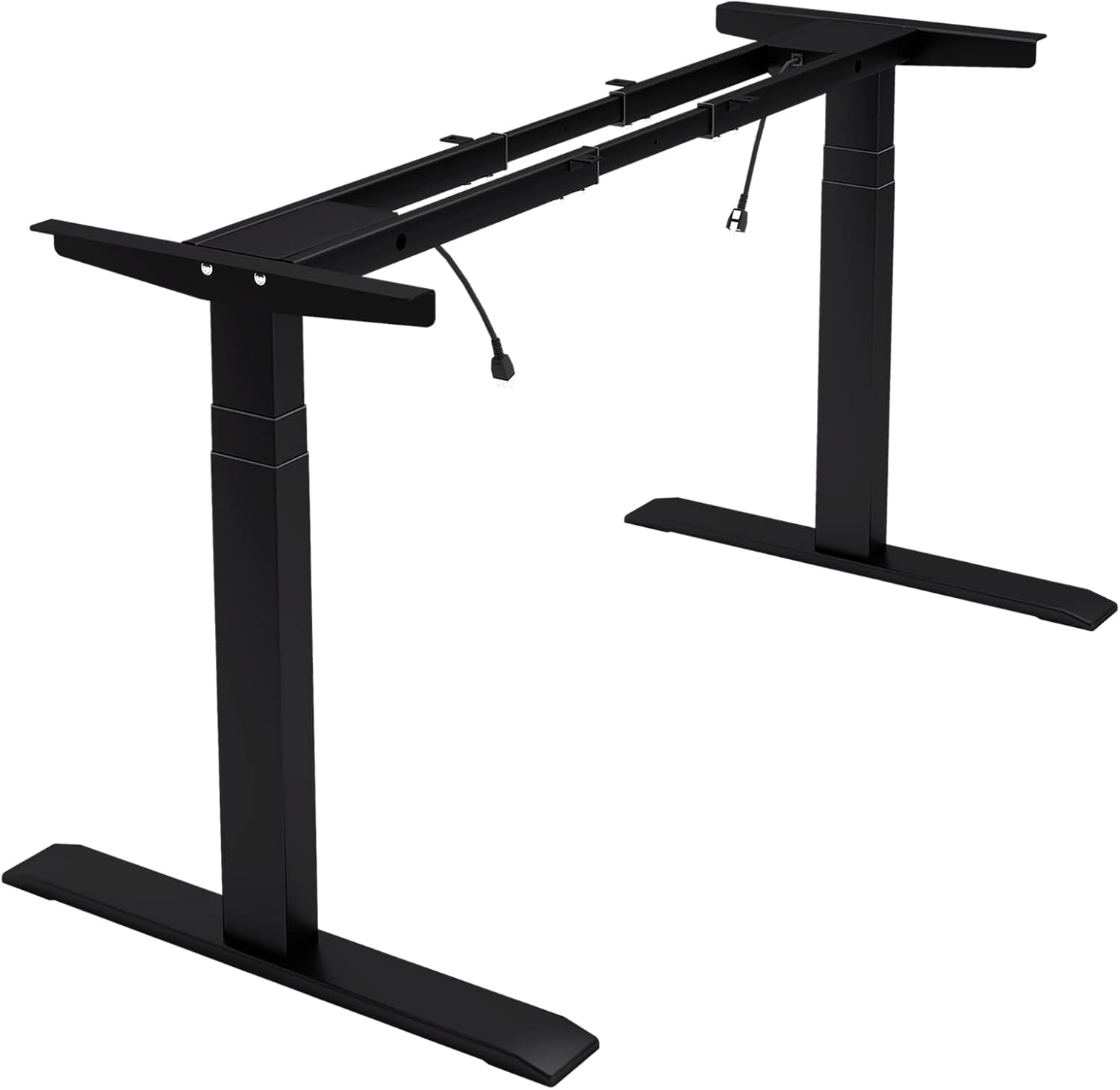 Dual Motor Electric Adjustable Standing Desk Frame White Frame N26232