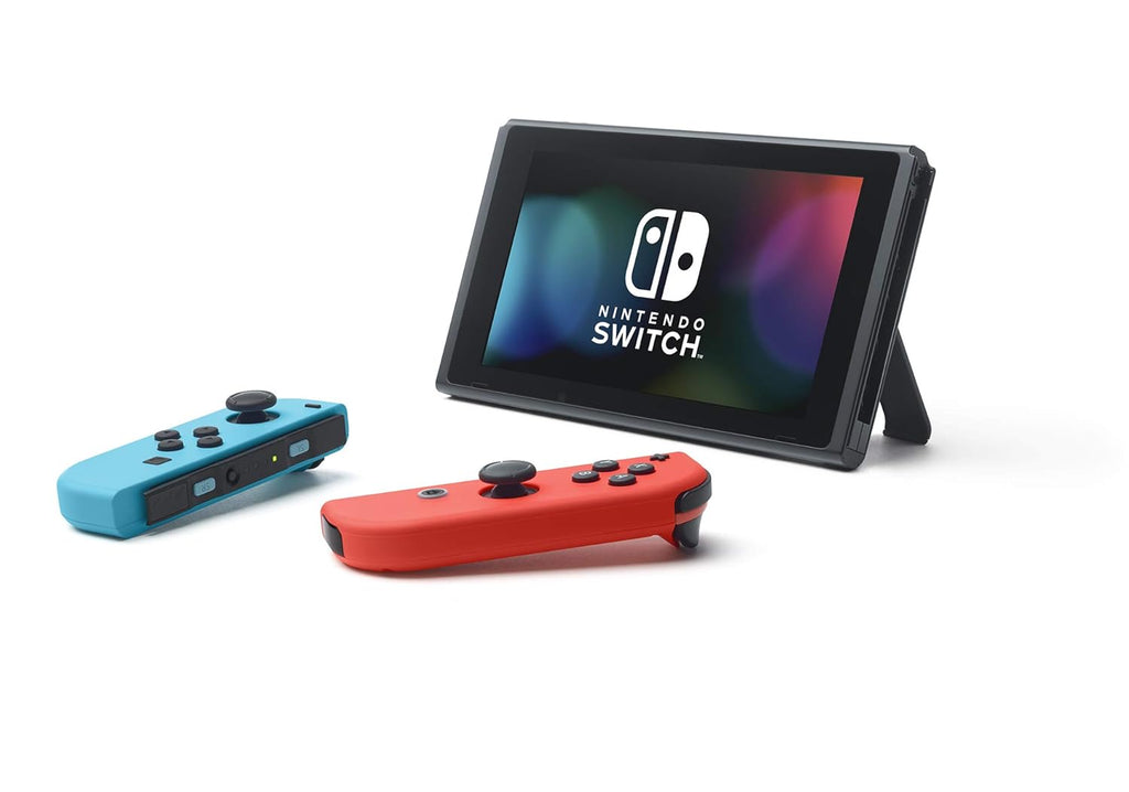 Nintendo Switch OLED Model with Neon Red/Blue Joy-Con and Pro Controller S4046