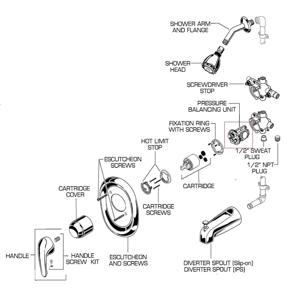 Pressure Balance Unit B7838