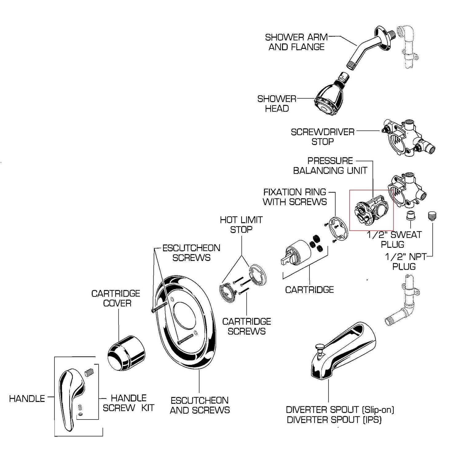Pressure Balance Unit B7838