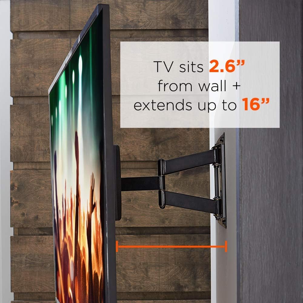 Full Motion Articulating TV Wall Mount Bracket for TVs Up to 75" J358702