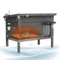 Outdoor Feral Cat House Heated Cat Shelter with Insulated Foam 34.5"X21.5"x27.2" C55198