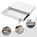 Under Desk Mounted Sliding Pull-out Drawer Storage Organizer M410772