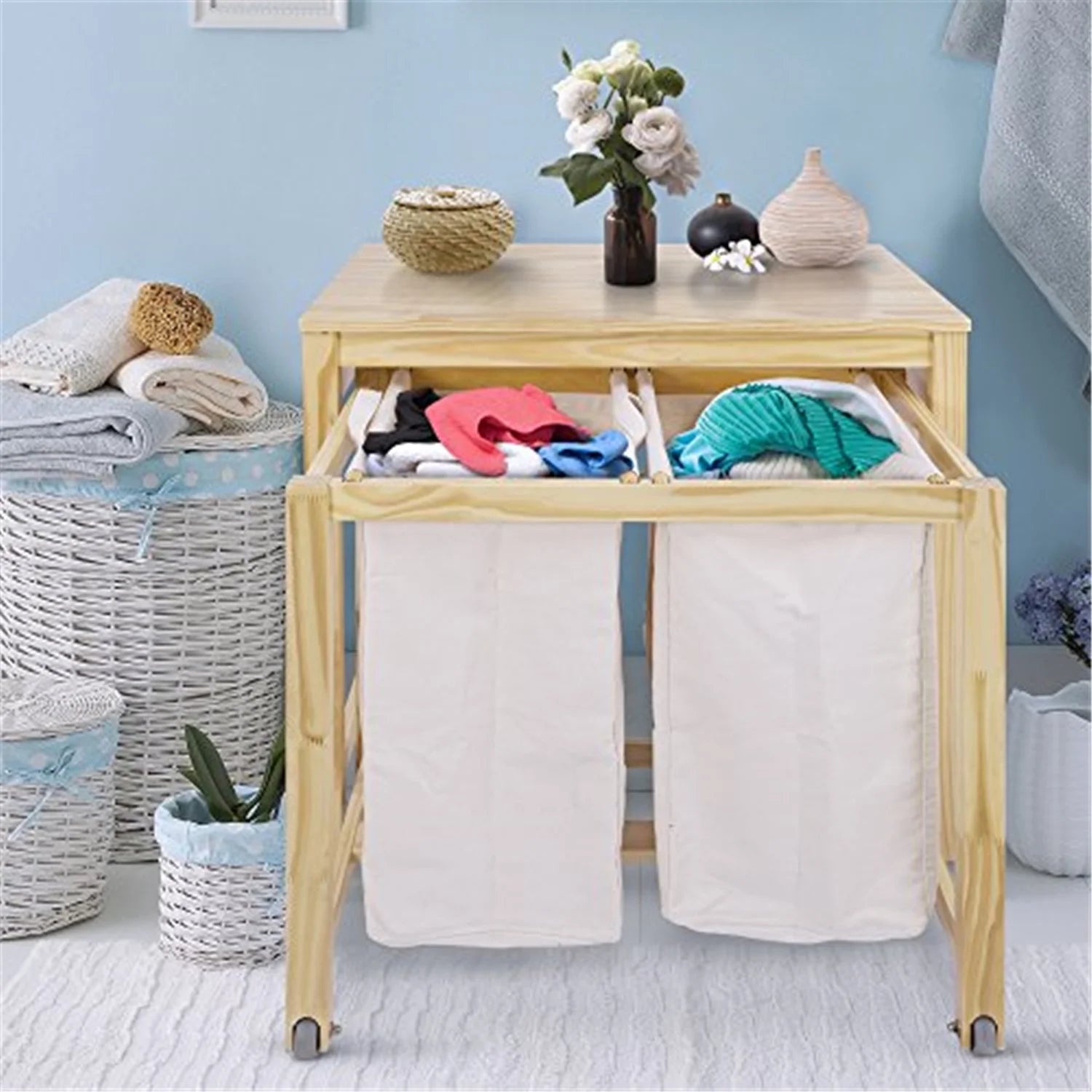 Off-White Laundry Hamper J415231