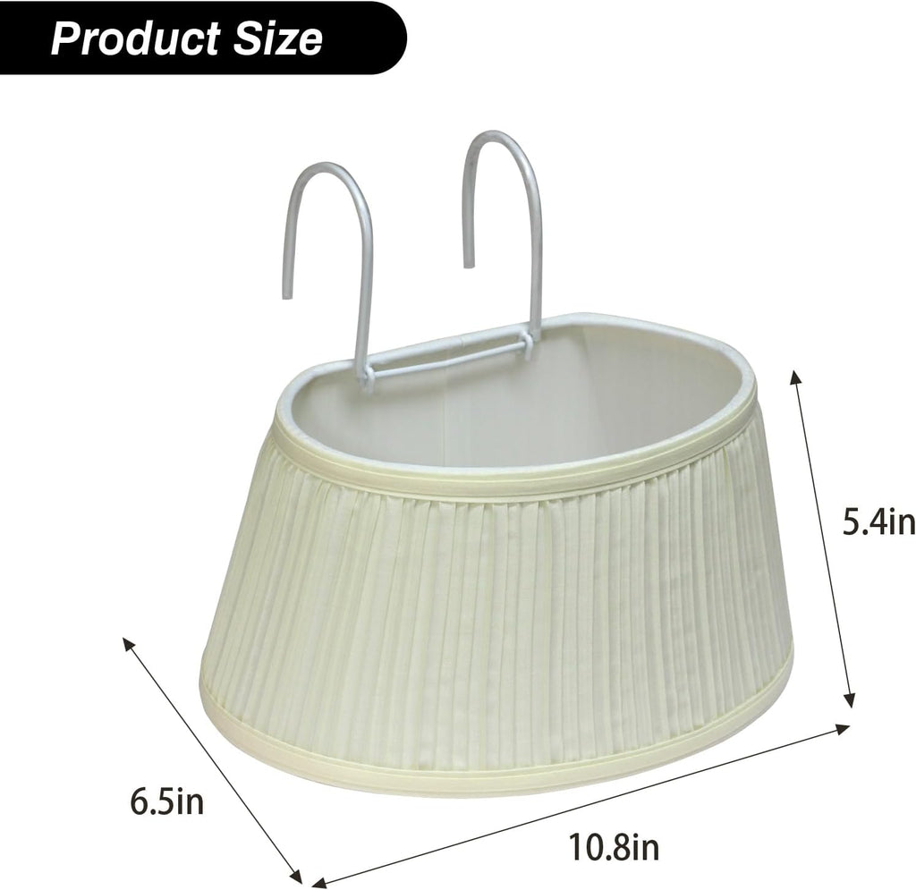 Bed Reading Light with Adjustable Hook and Fabric Shade U92509