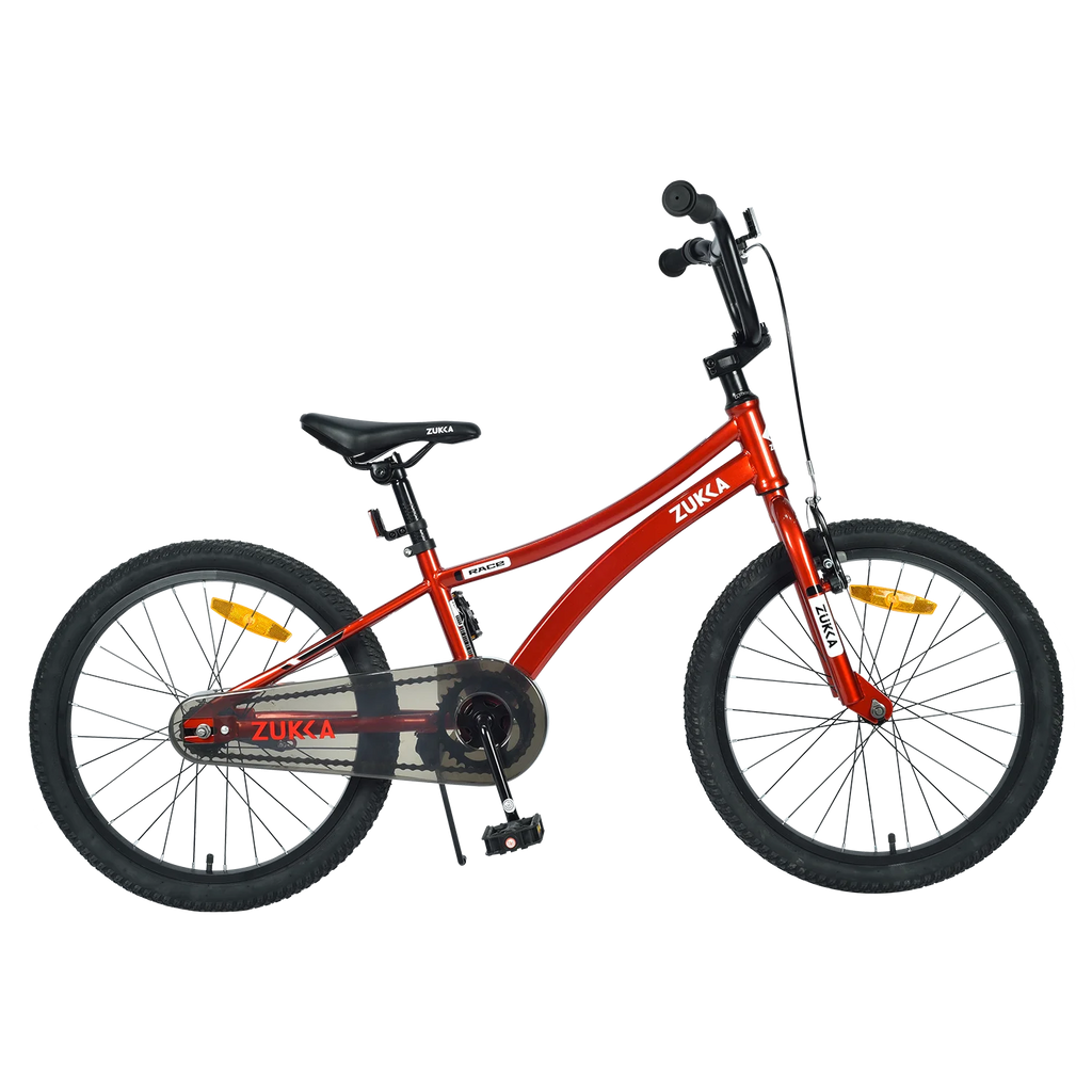 20 Inch Single Speed Boys Bike with Steel Frame Red U132352