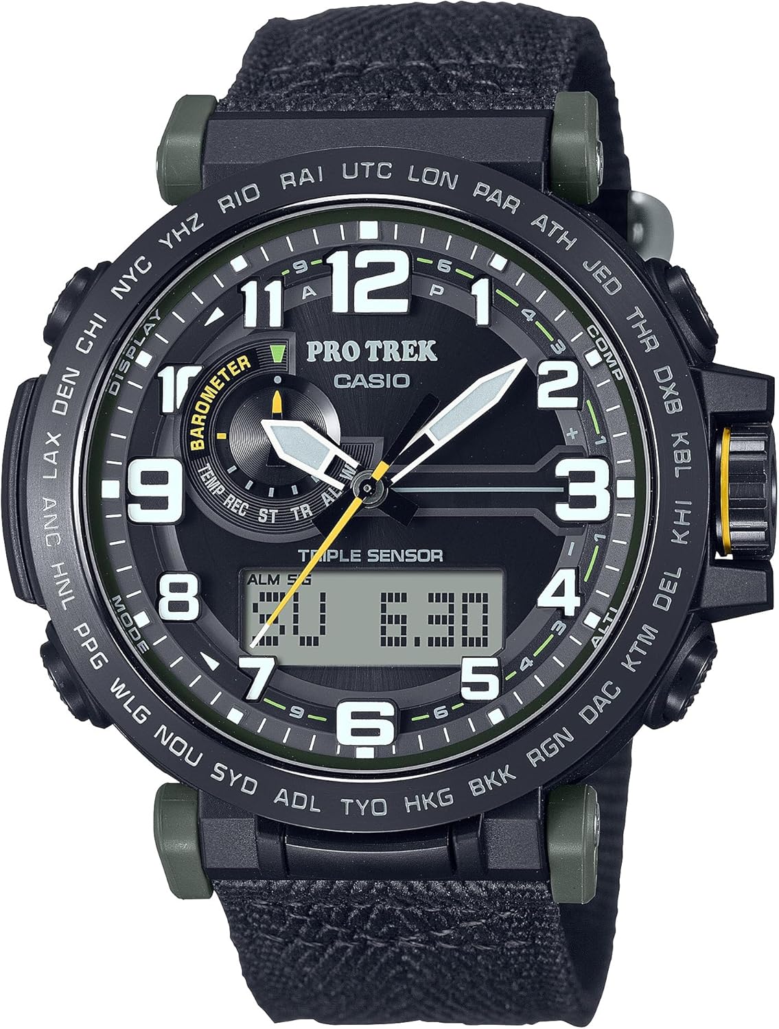Tough Solar Triple Sensor Bio-Based Resin Watch A16817