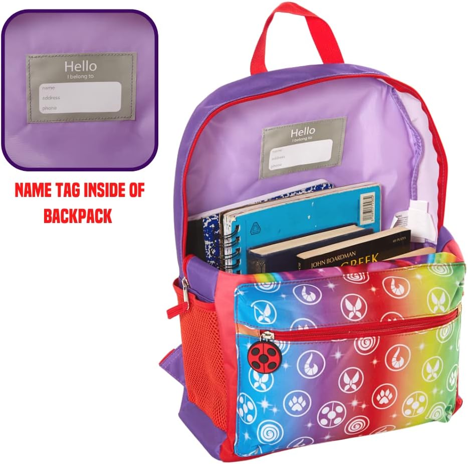 16 inch 5 Piece Backpack Set with Lunch Bag R133