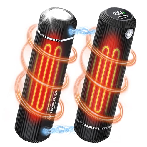 Rechargeable Hand Warmer, 2 Pack 10000mAh Power Bank Electric Hand Heater U4530